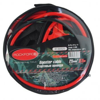2 269 р. Провода для прикуривания 800А 3.5м (морозостойкие) ROCKFORCE ROCKFORCE rf-884s25  с доставкой в г. Майкоп. Увеличить фотографию 1