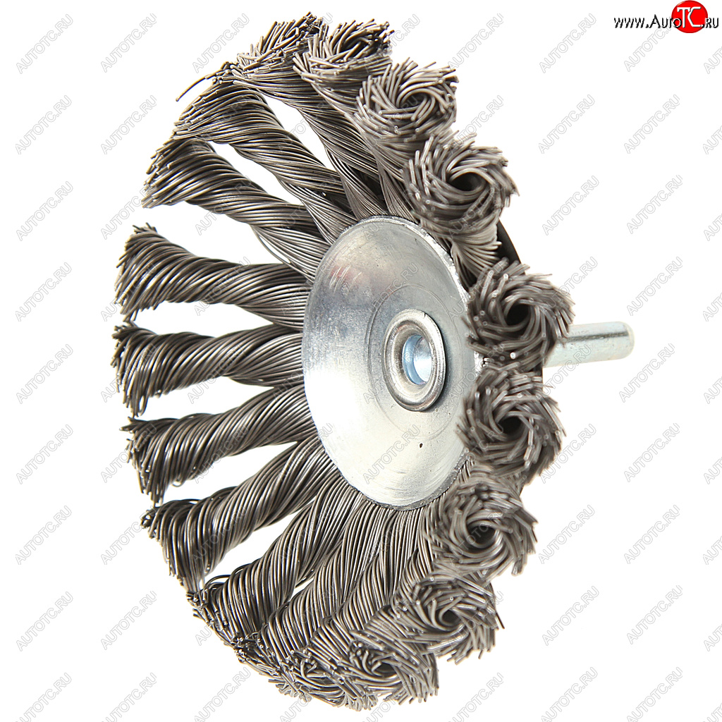 349 р. Кордщетка для дрели дисковая 100мм с хвостовиком ROCKFORCE ROCKFORCE rf-bck104  с доставкой в г. Майкоп