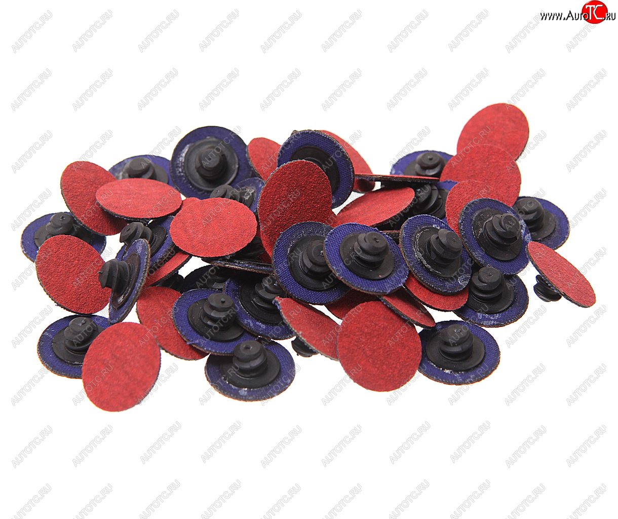 2 149 р. Круг шлифовальный 25мм (№120) абразивный красный 50шт. ROCKFORCE ROCKFORCE rf-bd1120c  с доставкой в г. Майкоп