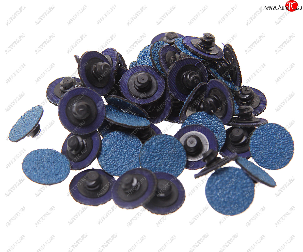 1 499 р. Круг шлифовальный 25мм (№40) абразивный синий 50шт. ROCKFORCE ROCKFORCE rf-bd140z  с доставкой в г. Майкоп