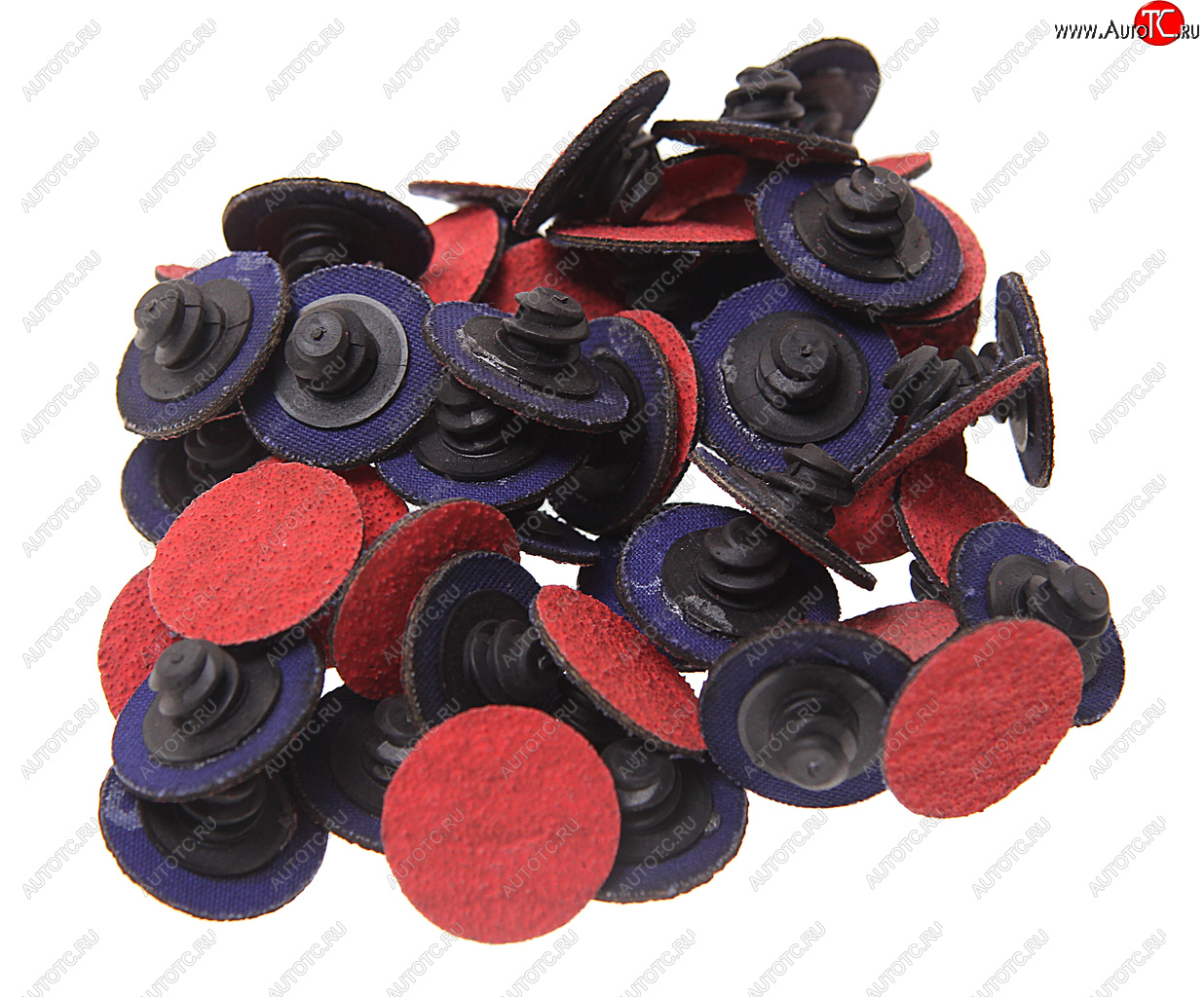2 149 р. Круг шлифовальный 25мм (№80) абразивный красный 50шт. ROCKFORCE ROCKFORCE rf-bd180c  с доставкой в г. Майкоп