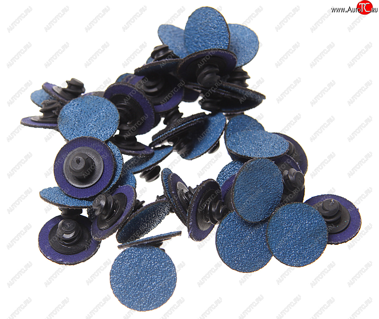 1 269 р. Круг шлифовальный 25мм (№80) абразивный синий 50шт. ROCKFORCE ROCKFORCE rf-bd180z  с доставкой в г. Майкоп
