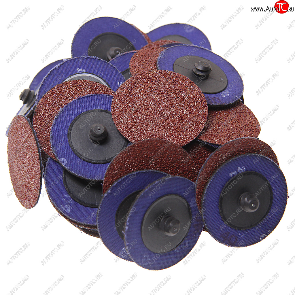 1 499 р. Круг шлифовальный 50мм (№40) абразивный коричневый 50шт. ROCKFORCE ROCKFORCE rf-bd240a  с доставкой в г. Майкоп