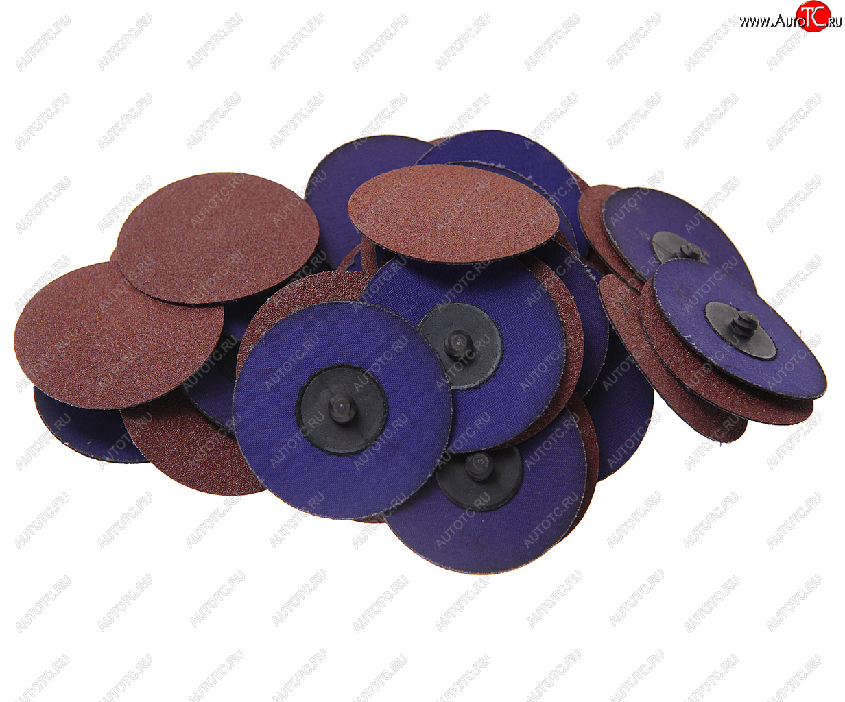 2 399 р. Круг шлифовальный 75мм (№120) абразивный коричневый 50шт. ROCKFORCE ROCKFORCE rf-bd3120a  с доставкой в г. Майкоп