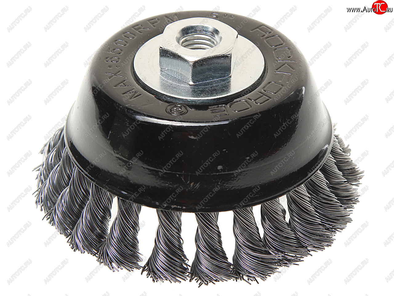 699 р. Кордщетка для УШМ чашка 125мм витая сталь ROCKFORCE ROCKFORCE rf-bwc105  с доставкой в г. Майкоп