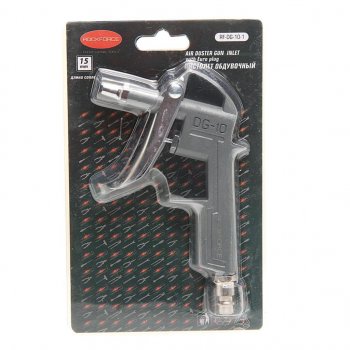 359 р. Пистолет продувочный пневматический (сопло 15мм) в блистере ROCKFORCE ROCKFORCE rf-dg-10-1  с доставкой в г. Майкоп. Увеличить фотографию 1