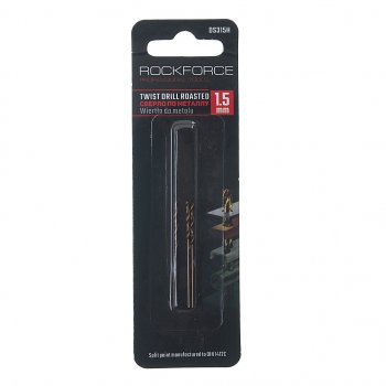 80 р. Сверло по металлу 1.5мм HSS Cobalt (3шт.) ROCKFORCE ROCKFORCE rf-ds315h  с доставкой в г. Майкоп. Увеличить фотографию 1