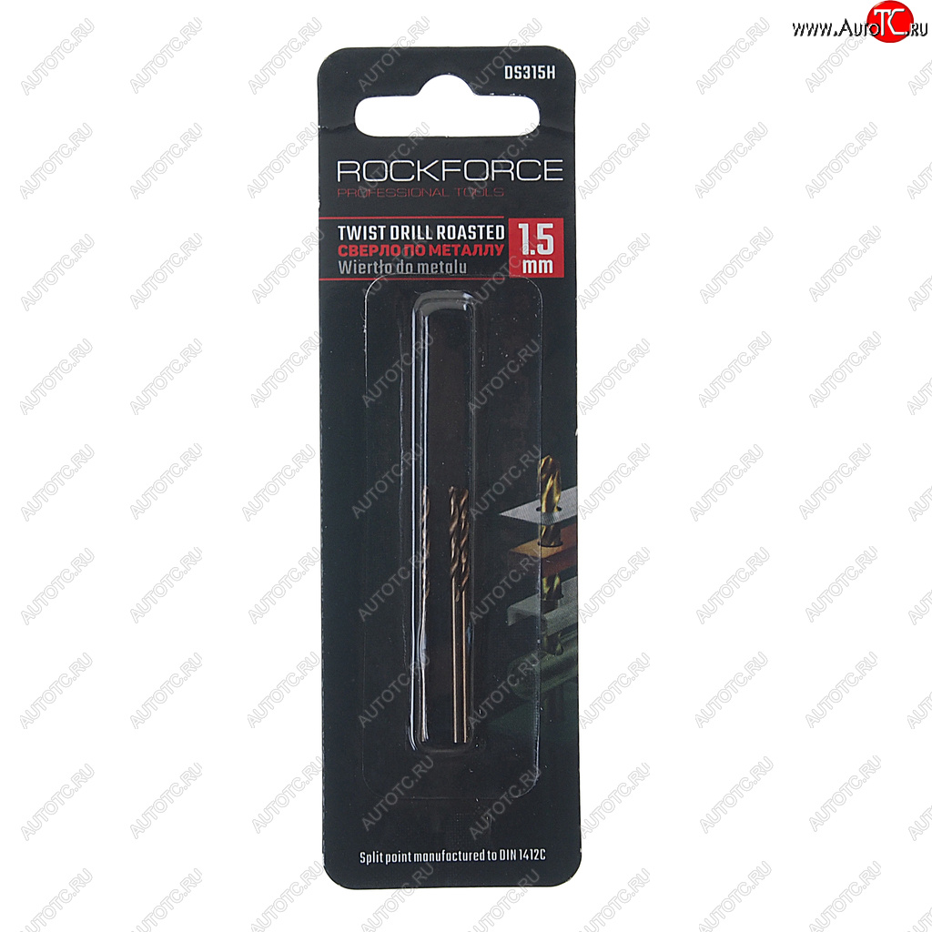 80 р. Сверло по металлу 1.5мм HSS Cobalt (3шт.) ROCKFORCE ROCKFORCE rf-ds315h  с доставкой в г. Майкоп