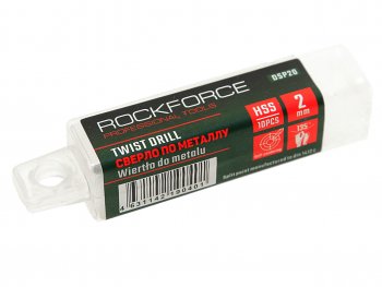 138 р. Сверло по металлу 2.0мм HSS (10шт.) ROCKFORCE ROCKFORCE rf-dsp20  с доставкой в г. Майкоп. Увеличить фотографию 2
