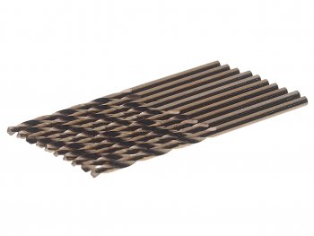 140 р. Сверло по металлу 2.4мм HSS Cobalt (10шт.) ROCKFORCE ROCKFORCE rf-dsp332 ROCKFORCE rf-dsp332  с доставкой в г. Майкоп. Увеличить фотографию 1