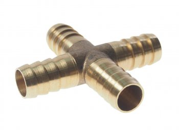 299 р. Переходник для компрессора 14мм X-образный елочка ROCKFORCE ROCKFORCE rf-e102-45  с доставкой в г. Майкоп. Увеличить фотографию 1