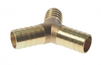 399 р. Переходник для компрессора 18мм Y-образный елочка ROCKFORCE ROCKFORCE rf-e102-57  с доставкой в г. Майкоп. Увеличить фотографию 1