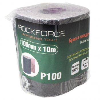 749 р. Бумага наждачная P-100 100ммх10м на тканевой основе рулон ROCKFORCE ROCKFORCE rf-fb4100c  с доставкой в г. Майкоп. Увеличить фотографию 1
