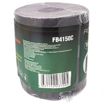 829 р. Бумага наждачная P-150 100ммх10м на тканевой основе рулон ROCKFORCE ROCKFORCE rf-fb4150c  с доставкой в г. Майкоп. Увеличить фотографию 2