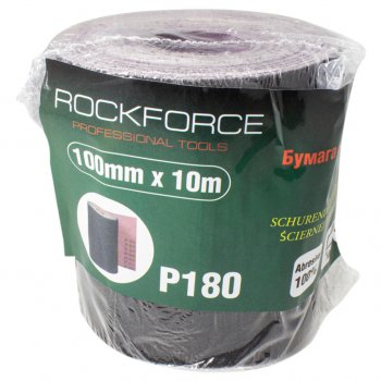 869 р. Бумага наждачная P-180 100ммх10м на тканевой основе рулон ROCKFORCE ROCKFORCE rf-fb4180c  с доставкой в г. Майкоп. Увеличить фотографию 1