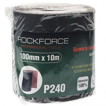 849 р. Бумага наждачная P-240 100ммх10м на тканевой основе рулон ROCKFORCE ROCKFORCE rf-fb4240c  с доставкой в г. Майкоп. Увеличить фотографию 1