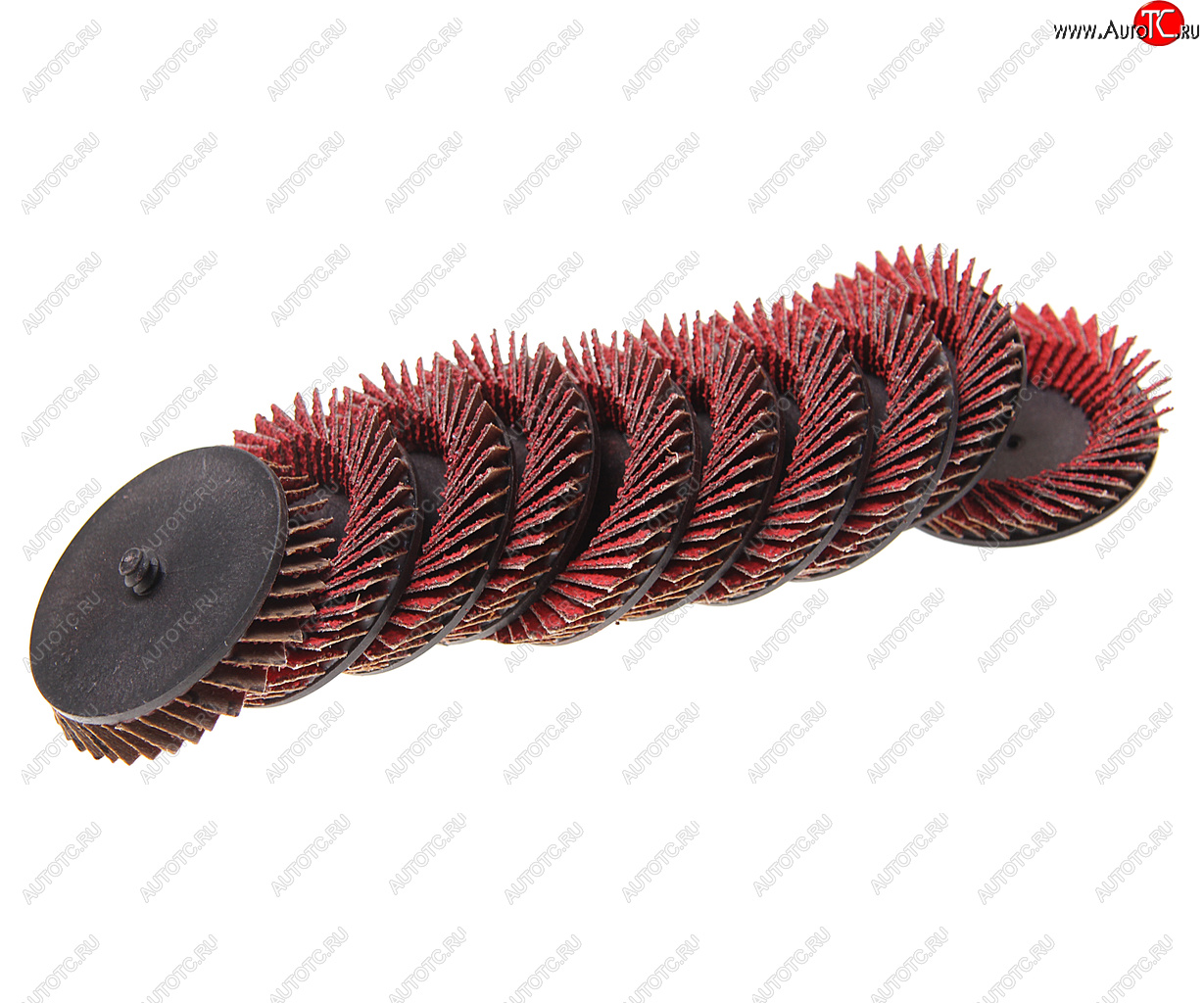 2 199 р. Круг шлифовальный лепестковый 75мм (№36) 10шт. ROCKFORCE ROCKFORCE rf-fd336c  с доставкой в г. Майкоп
