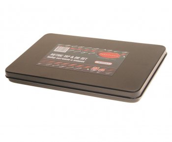 3 099 р. Набор метчиков и плашек метрический 24 предмета ROCKFORCE ROCKFORCE rf-m024-1  с доставкой в г. Майкоп. Увеличить фотографию 3