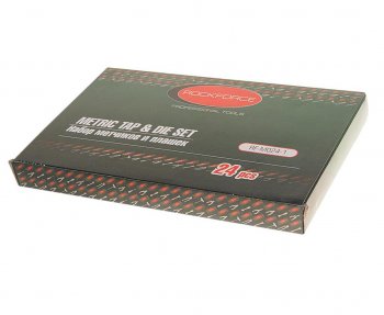 3 099 р. Набор метчиков и плашек метрический 24 предмета ROCKFORCE ROCKFORCE rf-m024-1  с доставкой в г. Майкоп. Увеличить фотографию 4