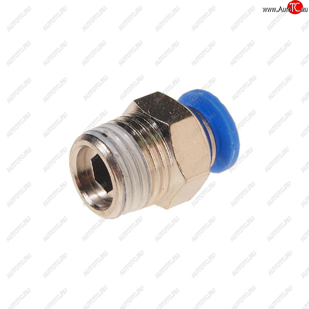 88 р. Фитинг для пластиковых трубок 14 6мм с наружной резьбой ROCKFORCE ROCKFORCE rf-spc06-02  с доставкой в г. Майкоп