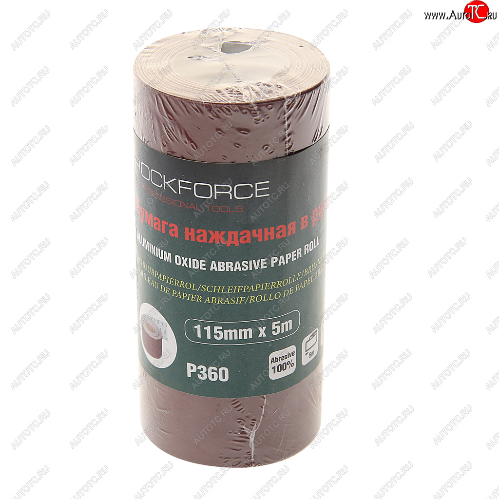 319 р. Бумага наждачная P-360 115ммх5м рулон ROCKFORCE ROCKFORCE rf-sr2360a  с доставкой в г. Майкоп