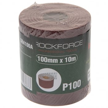 559 р. Бумага наждачная P-100 100ммх10м рулон ROCKFORCE ROCKFORCE rf-sr4100a  с доставкой в г. Майкоп. Увеличить фотографию 1