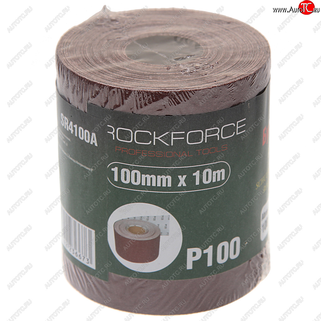 559 р. Бумага наждачная P-100 100ммх10м рулон ROCKFORCE ROCKFORCE rf-sr4100a  с доставкой в г. Майкоп