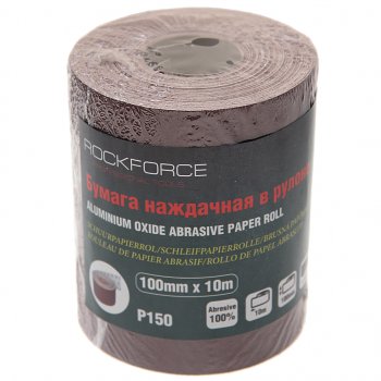 559 р. Бумага наждачная P-150 100ммх10м рулон ROCKFORCE ROCKFORCE rf-sr4150a  с доставкой в г. Майкоп. Увеличить фотографию 1