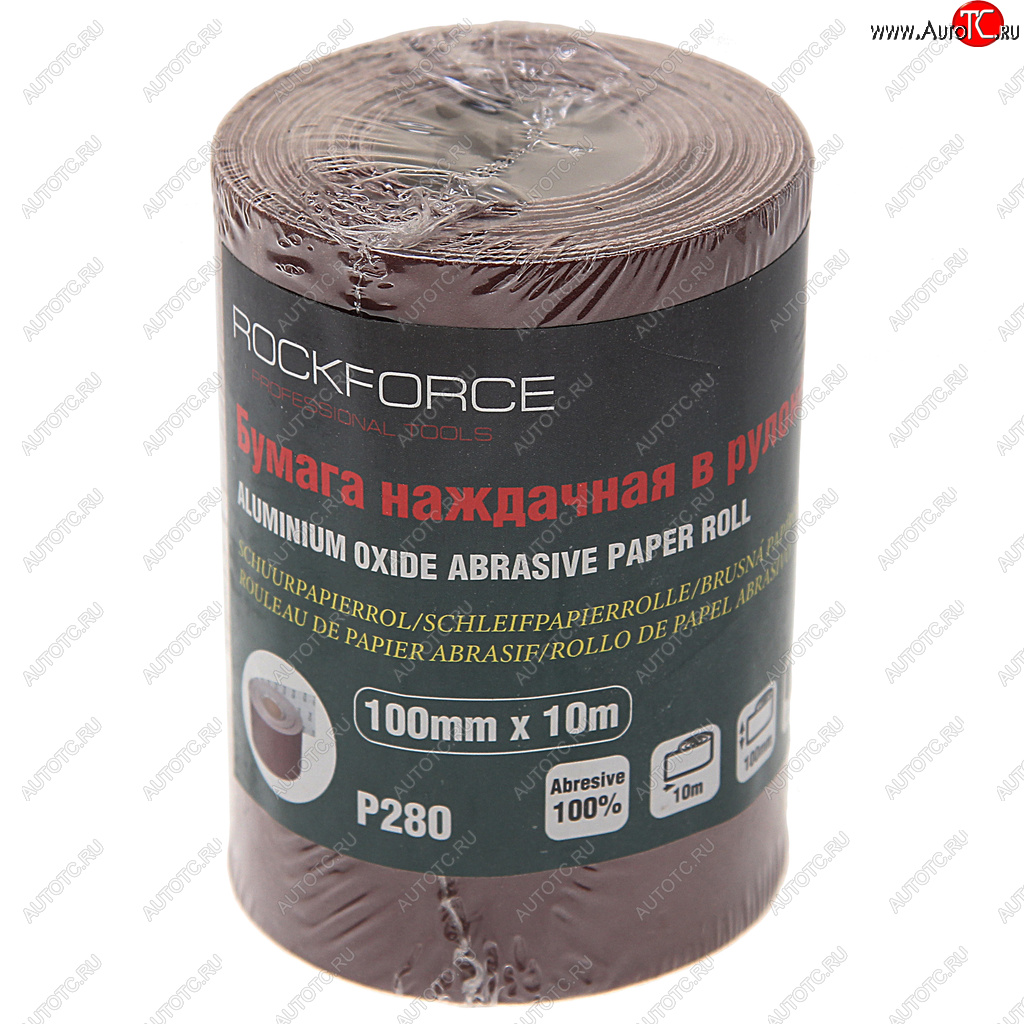 549 р. Бумага наждачная P-280 100ммх10м рулон ROCKFORCE ROCKFORCE rf-sr4280a  с доставкой в г. Майкоп