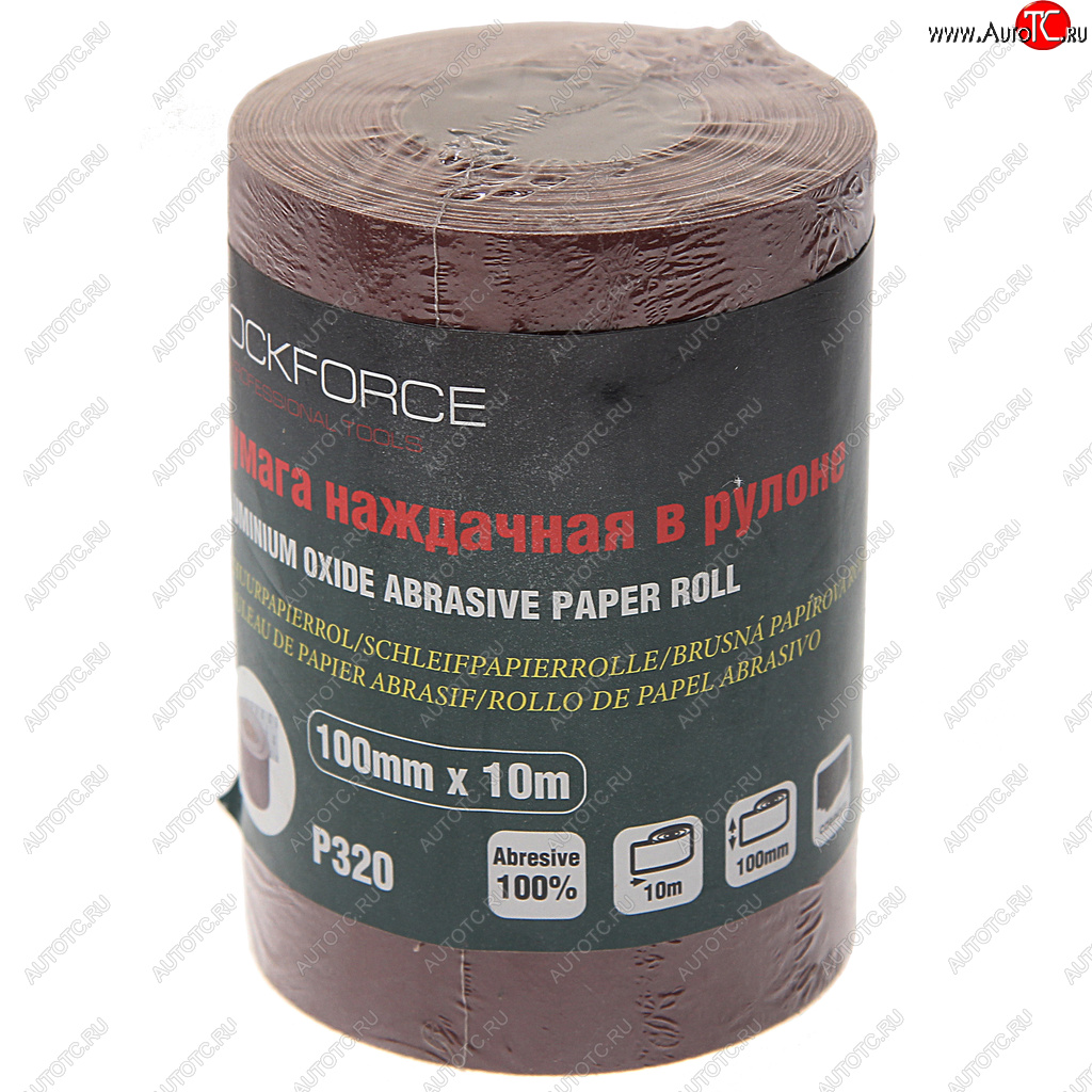 559 р. Бумага наждачная P-320 100ммх10м рулон ROCKFORCE ROCKFORCE rf-sr4320a  с доставкой в г. Майкоп