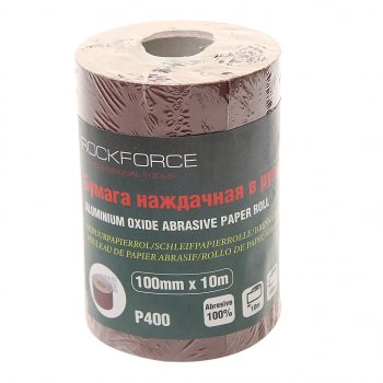 479 р. Бумага наждачная P-400 100ммх10м рулон ROCKFORCE ROCKFORCE rf-sr4400a  с доставкой в г. Майкоп. Увеличить фотографию 1