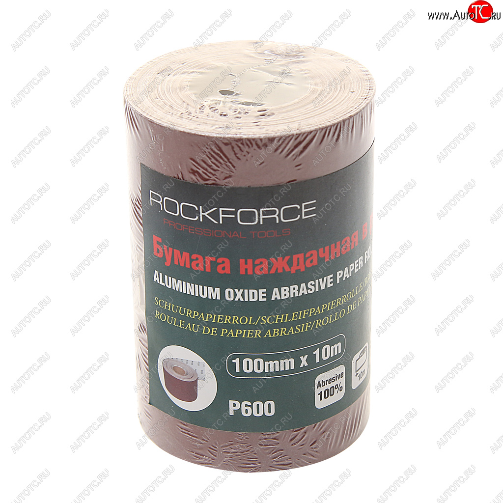 499 р. Бумага наждачная P-600 100ммх10м рулон ROCKFORCE ROCKFORCE rf-sr4600a  с доставкой в г. Майкоп