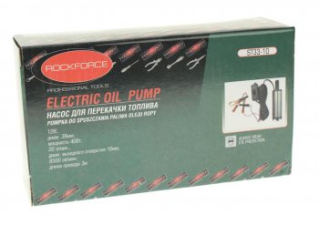 1 699 р. Насос для перекачки топлива 12V 20лмин. d=38мм 16мм 40W ROCKFORCE ROCKFORCE rf-st33-10  с доставкой в г. Майкоп. Увеличить фотографию 3
