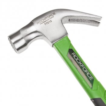539 р. Молоток гвоздодер 0.350кг фибергласовая ручка ROCKFORCE ROCKFORCE rf-t7012  с доставкой в г. Майкоп. Увеличить фотографию 2