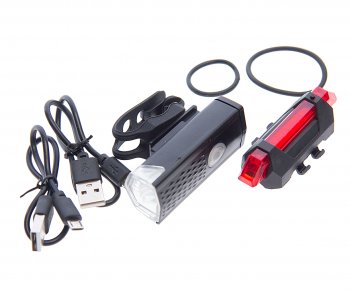 999 р. Фонарь велосипедный набор USB кабель с аккумулятором 480mAh Led NO NAME rpl-2255dc-918  с доставкой в г. Майкоп. Увеличить фотографию 1