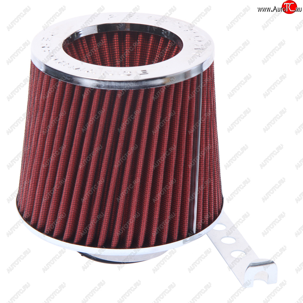 1 399 р. Фильтр воздушный PRO SPORT TORNADO красный хром широкий d=70 PRO SPORT rs-00126  с доставкой в г. Майкоп