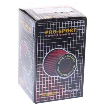 1 399 р. Фильтр воздушный PRO SPORT компакт угловой красный хром d=70 PRO SPORT rs-00769  с доставкой в г. Майкоп. Увеличить фотографию 4