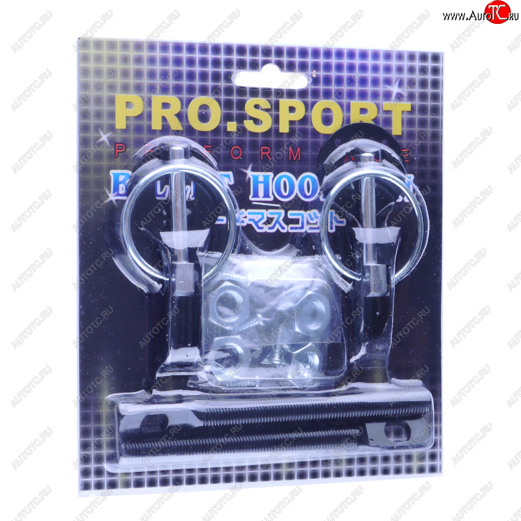 549 р. Замок капота PRO SPORT черный комплект PRO SPORT rs-08302  с доставкой в г. Майкоп