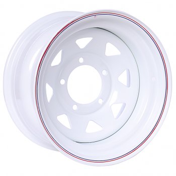 5 599 р. Диск колесный УАЗ R15 A17 White  r-steel 5x139,7 ет-19 d-110  с доставкой в г. Майкоп. Увеличить фотографию 1