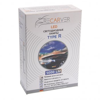 2 699 р. Лампа светодиодная 12V H11 PGJ19-2 5000Lm (2шт.) Type R RECARVER RECARVER rtrled50h11-2  с доставкой в г. Майкоп. Увеличить фотографию 3
