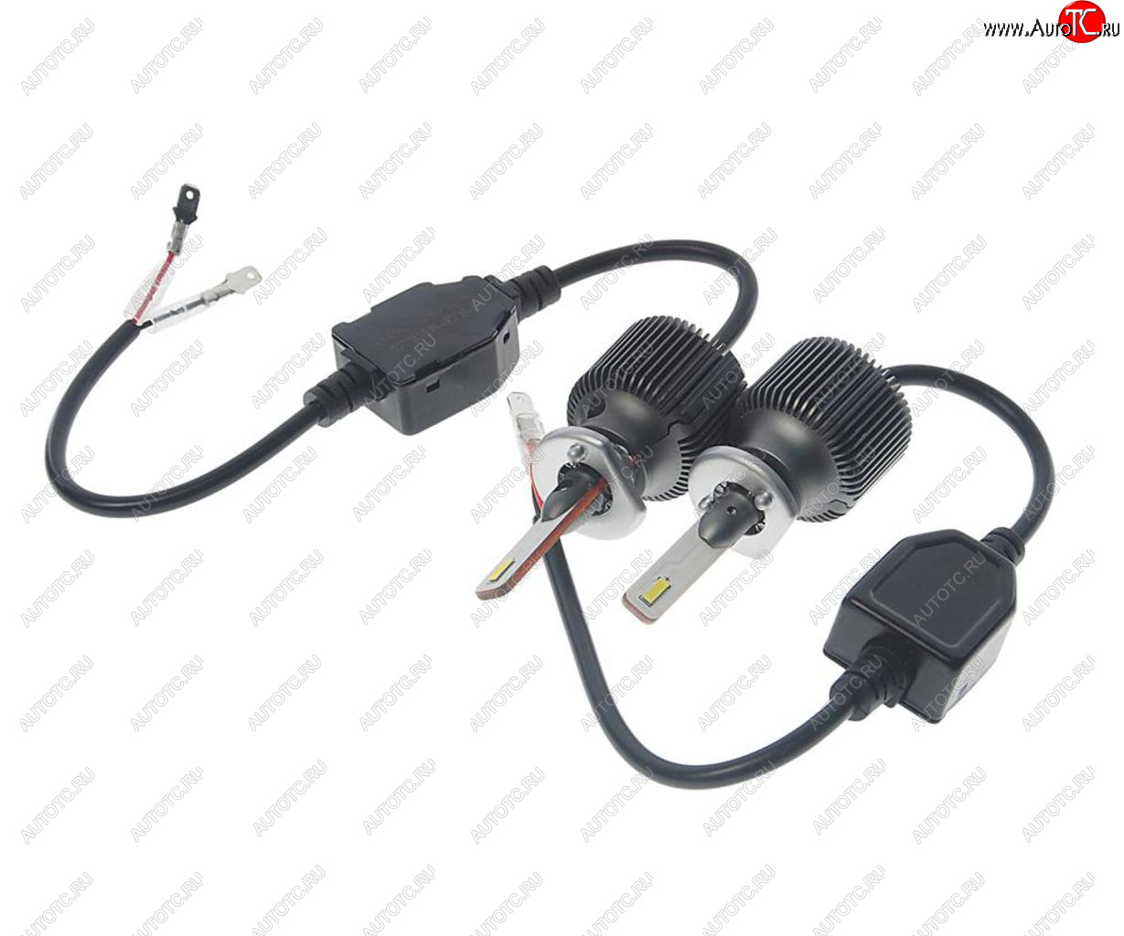 2 699 р. Лампа светодиодная 12V H1 P14.5s 5000Lm (2шт.) Type R RECARVER RECARVER rtrled50h1-2  с доставкой в г. Майкоп