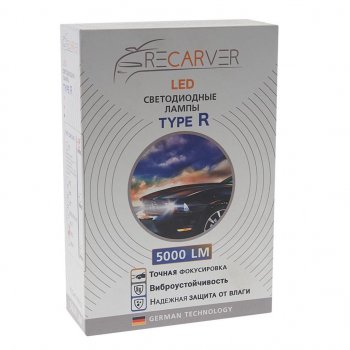 2 699 р. Лампа светодиодная 12V HB3 P20d 5000Lm (2шт.) Type R RECARVER RECARVER rtrled50hb3-2canbus  с доставкой в г. Майкоп. Увеличить фотографию 3