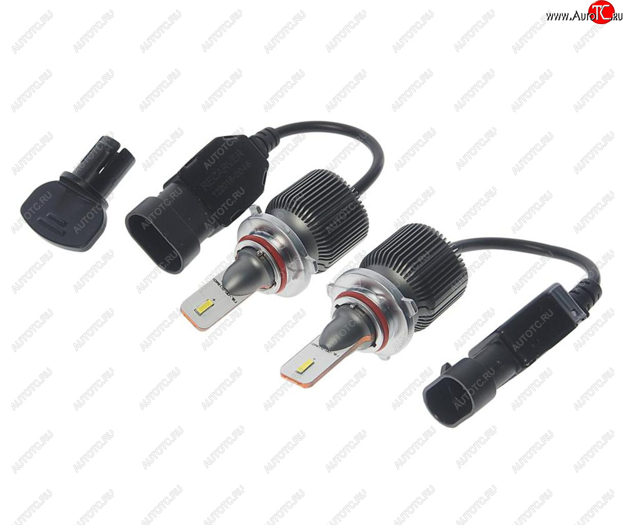 2 699 р. Лампа светодиодная 12V HB3 P20d 5000Lm (2шт.) Type R RECARVER RECARVER rtrled50hb3-2canbus  с доставкой в г. Майкоп