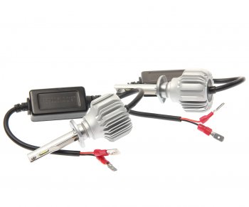2 299 р. Лампа светодиодная 12V H1 P14.5s 4500Lm (2шт.) Type X5 OMEGALIGHT OMEGALIGHT rtx5led70h1-2  с доставкой в г. Майкоп. Увеличить фотографию 2