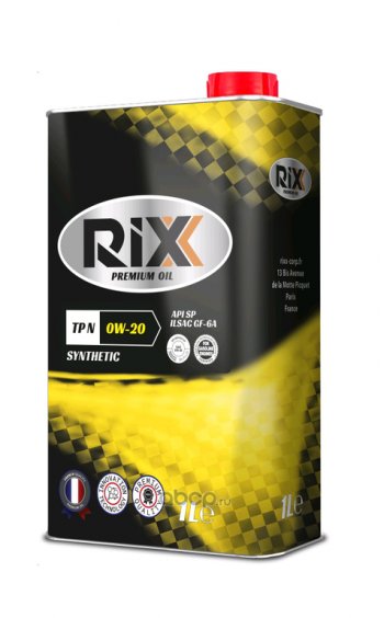 859 р. Масло моторное TP N SP 0W20 синт.1л RIXX RIXX rx0001tpn RIXX rx0001tpn  с доставкой в г. Майкоп. Увеличить фотографию 1