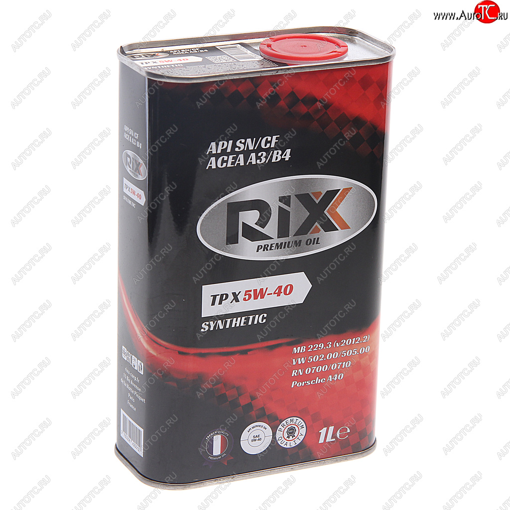 829 р. Масло моторное TP X SN/CF 5W40 синт.1л RIXX RIXX rx0006tpx RIXX rx0006tpx  с доставкой в г. Майкоп