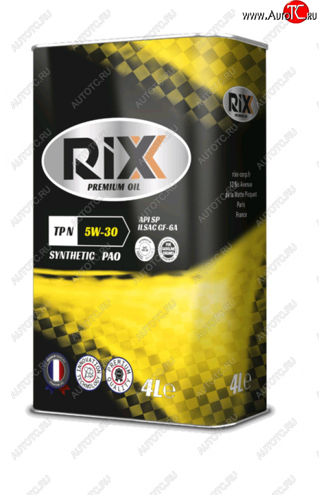 3 199 р. Масло моторное TP N SP/GF-6A 5W30 синт.4л RIXX RIXX rx0007tpn RIXX rx0007tpn  с доставкой в г. Майкоп