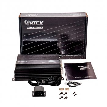 8 949 р. Усилитель автомобильный 2х120Вт KICX KICX rx 2.120  с доставкой в г. Майкоп. Увеличить фотографию 7