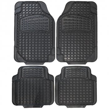 2 259 р. Коврик салона универсальный резина черный (4 предмета) SKYWAY SKYWAY s01704005  с доставкой в г. Майкоп. Увеличить фотографию 1