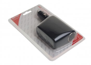 699 р. Разветвитель прикуривателя 2-х гнездовой 12V 1USB SKYWAY SKYWAY s02301010  с доставкой в г. Майкоп. Увеличить фотографию 2